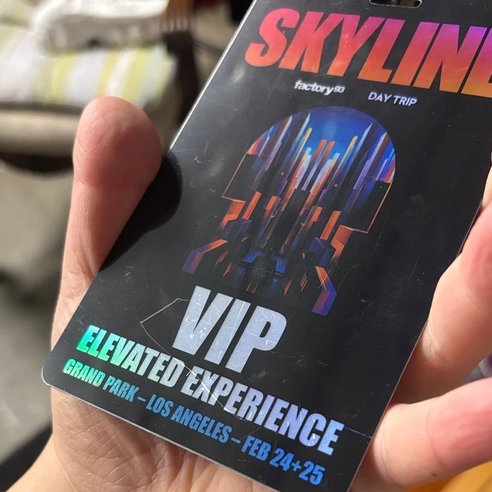 Skyline 2024 VIP Lanyard and Badge